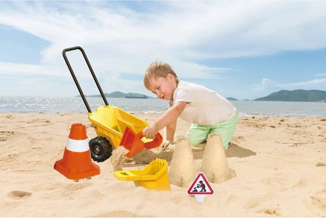 Hape Baustelle Sandspielzeug-Set 5-teilig Mehrfarbig - Bild 1