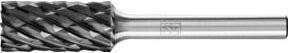 PFERD Hochleistungsfrässtift STEEL Zylinder ZYAS mit HICOAT Beschichtung, Durchmesser: 12 mm, Länge: 25 mm, Schaft-Durchmesser: 6 mm, Farbe: grau - Bild 1