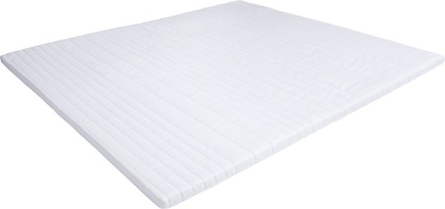 LIVARNO Matratzentopper aus Gelschaum in Weiß, B/T: 200 x 200 cm - Bild 1
