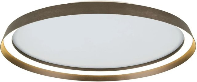Orion Leuchten LED Deckenleuchte aus Aluminium in Bronze, Durchmesser: 60 cm, dimmbar mit CCT-Funktion - Bild 1