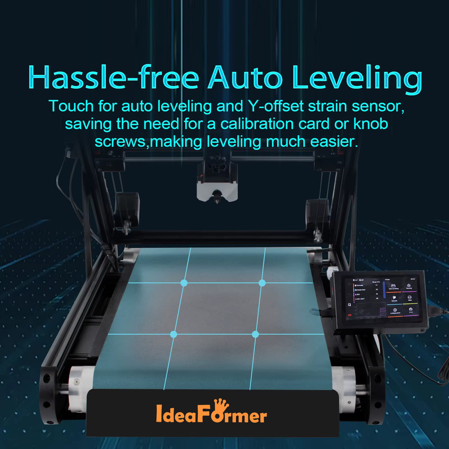 IdeaFormer IR3 V2 Endlos-Z-Achsen-Stahlbandförderer für FDM 3D-Drucker mit Klipper-Firmware, B/T: 250 x 250 mm - Bild 3