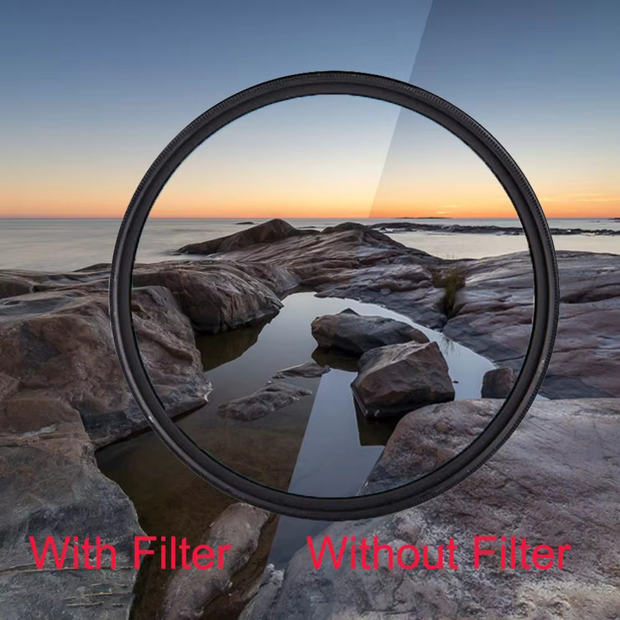 Polarisationsfilter CPL für Canon und Nikon DSLR-Kameralinsen in Schwarz - Bild 3