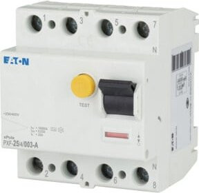Eaton FI-Schutzschalter RCD 25A 4p 30mA PXF-25/4/003-A in Weiß - Bild 1