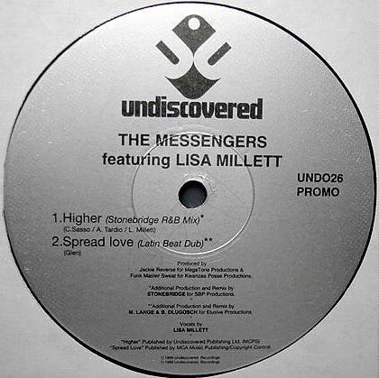 Higher / Spread Love, Lisa Millett, Vinyl/LP, 12 Zoll, Unentdeckt 1999 - Bild 1