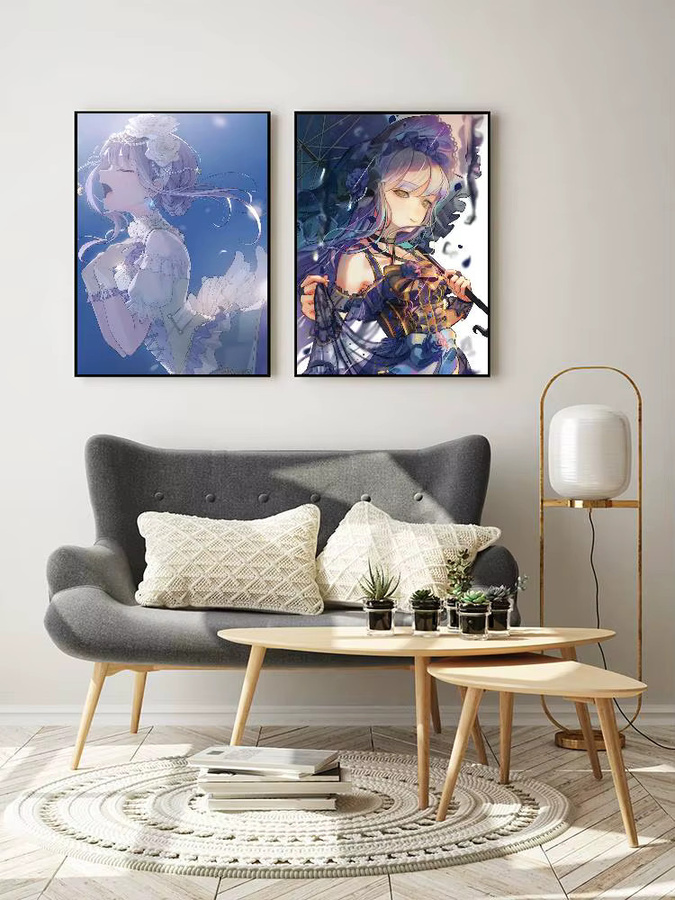 Anime Poster Yukina Minato B-BanG D-Dream Vintage Wandkunst Dekor für dein Zuhause oder Arbeitszimmer - Bild 6