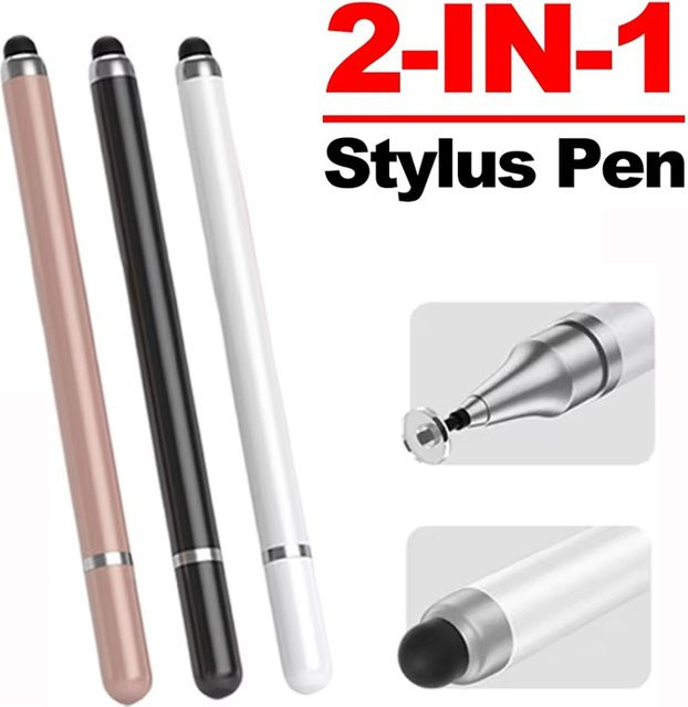 KAFNHCKA Universeller 2-in-1 Stylus-Stift für iPhone und Android in Gold - Bild 1