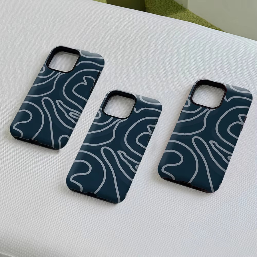 Potdemiel Aurea Case Matte Bumper MagSafe Schutzhülle für iPhone, Dunkelblau - Bild 5