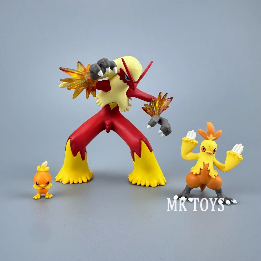 Bandai Pokémon Blaziken Evolutionary Group, Actionfiguren, PVC - Bild 2