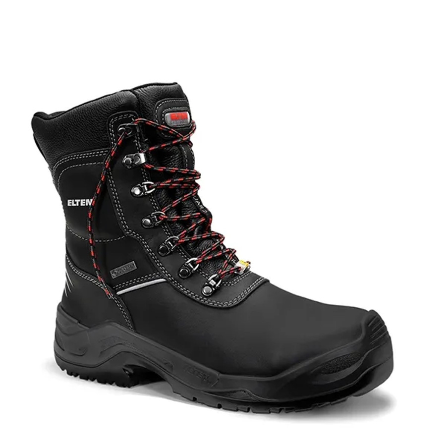 Elten Sicherheitswinterstiefel Joschi GTX ESD S3 CI aus Rindleder in Schwarz, Größe 48 - Bild 2