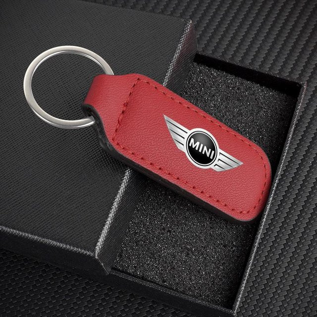 BMW Schlüsselanhänger Leder, rot, Unisex - Bild 1