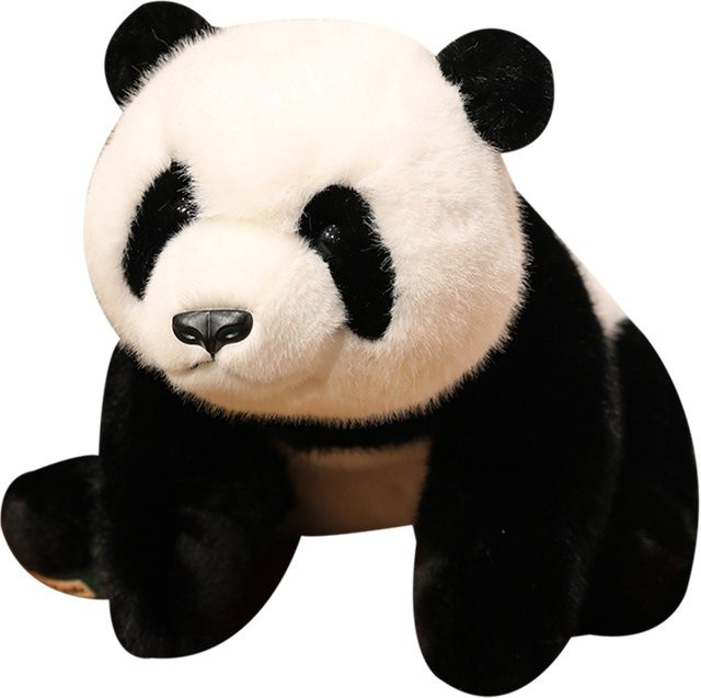 blushbear Bär Plüschtier, gewichtetes Plüschtier, Braun, Weiß - Bild 1