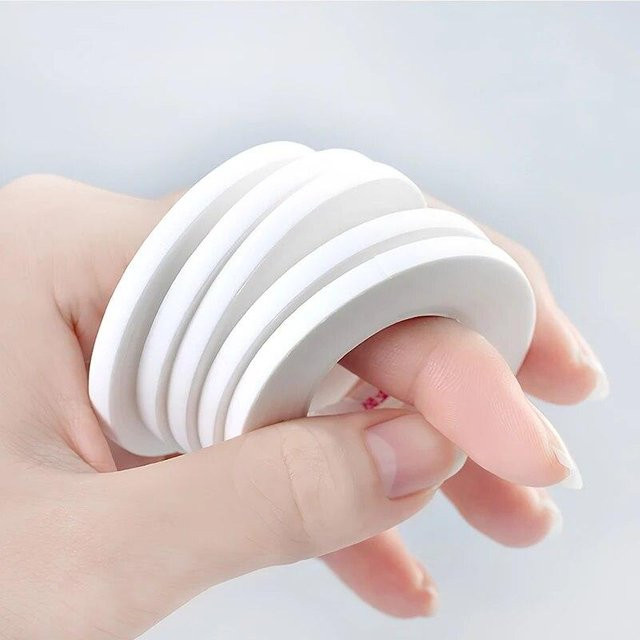 OTRESS Wimpernverlängerungsband, 10 Rollen, 4 mm, weiß, Unisex - Bild 1