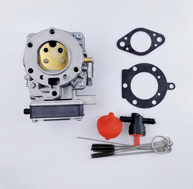 Ersatzvergaser für Briggs & Stratton V-Twin Motoren, passend für Craftsman LT1000 und Traktormotoren, Farbe: Silber, Teilenummer: 495026, 917270821, 693480 - Bild 1