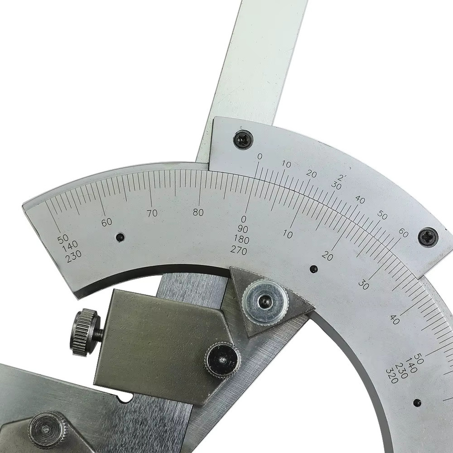 Allsome Universal Winkelmesser Goniometer mit 0,02 Präzision in Silber für die Holzbearbeitung - Bild 2