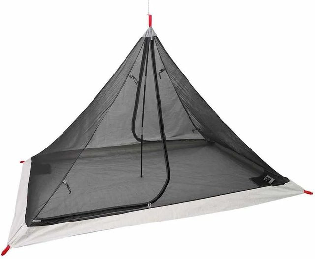 vidaXL Innenzelt Schwarz mit Netz H x B x T: 133 x 240 x 160 cm - Bild 1