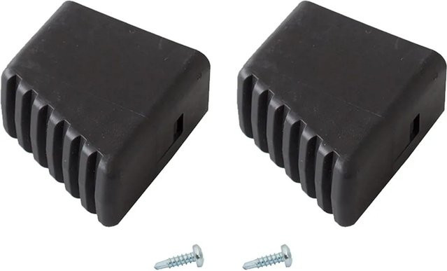 Krause Fußkappen für die Haushaltsleiter in Schwarz B: 20 mm, T: 40 mm - Bild 1