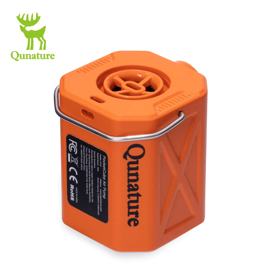 Qunature Elektrische Luftpumpe: Tragbarer Outdoor-Inflator mit 3-Modus-Beleuchtung für Matratzen und Kissen - Bild 7