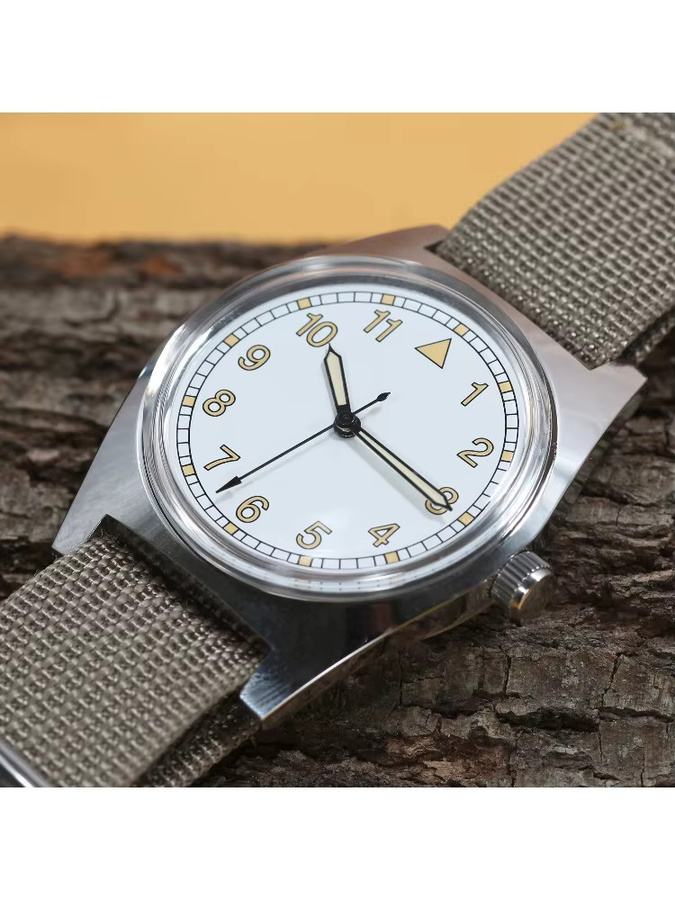 HEIMDALLR Pilotenuhr, Handaufzug, Edelstahl, 36 mm, Unisex - Bild 4