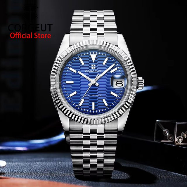CORGEUT Armbanduhr Edelstahl, Automatik, 39 mm, Herren, Saphirglas - Bild 1