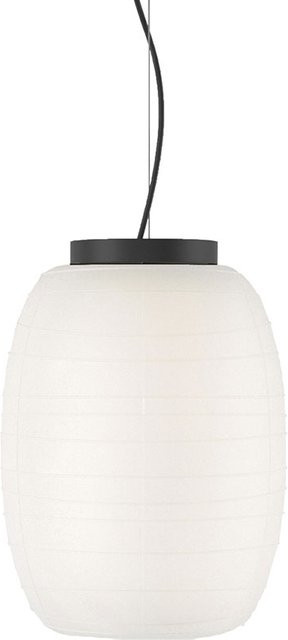 B.Lux Misko S35 Pendelleuchte in Schwarz mit Glas und Holz, dimmbar und mit E27-Fassung - Bild 1