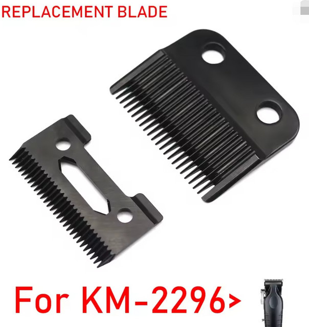 Kemei KM-2296 Ersatzklinge für elektrische Haarschneider in Schwarz - Bild 1