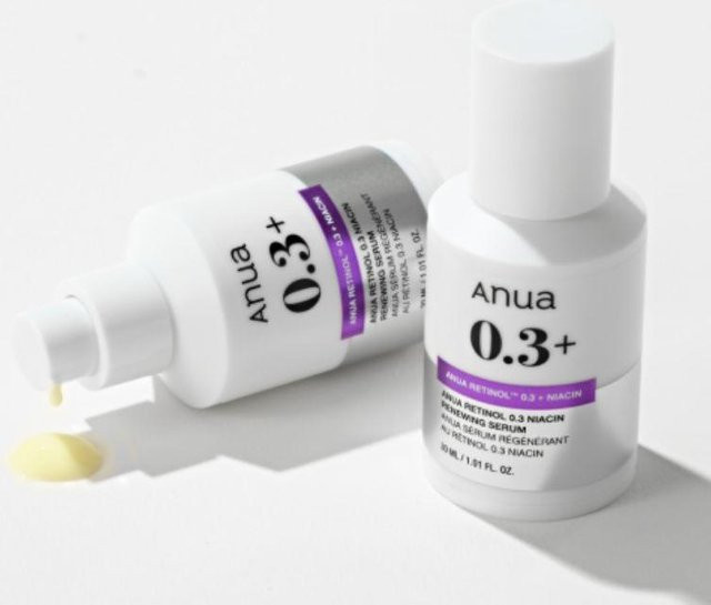 Anua Nano Retinol 0.3 Niacin Renewing Serum Ampulle, 30 ml, mit Retinol und Niacinamid - Bild 1