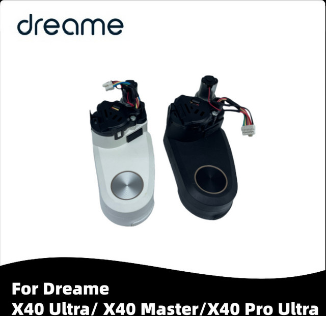 Dreame Ersatzteil Externe Swing Rand Bürste für X40 Ultra, X40 Master und X40 Pro Ultra in Schwarz aus Kunststoff - Bild 1