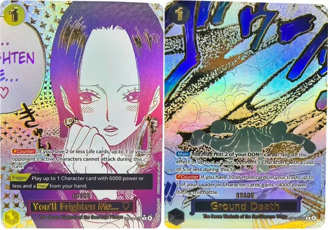 Bandai One Piece Sammelkarten, Boa Hancock Sir Crocodile, English - Bild 1