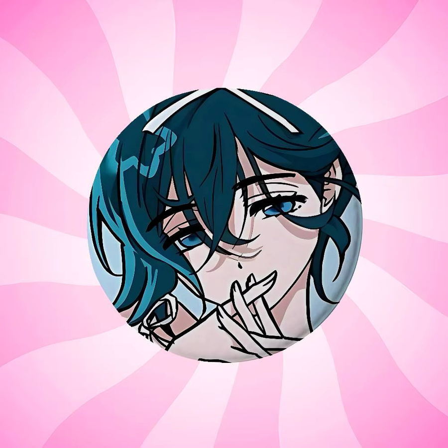 Brosche Alien Stage Sua Anime, Runde Laser-Anstecknadel - Bild 6