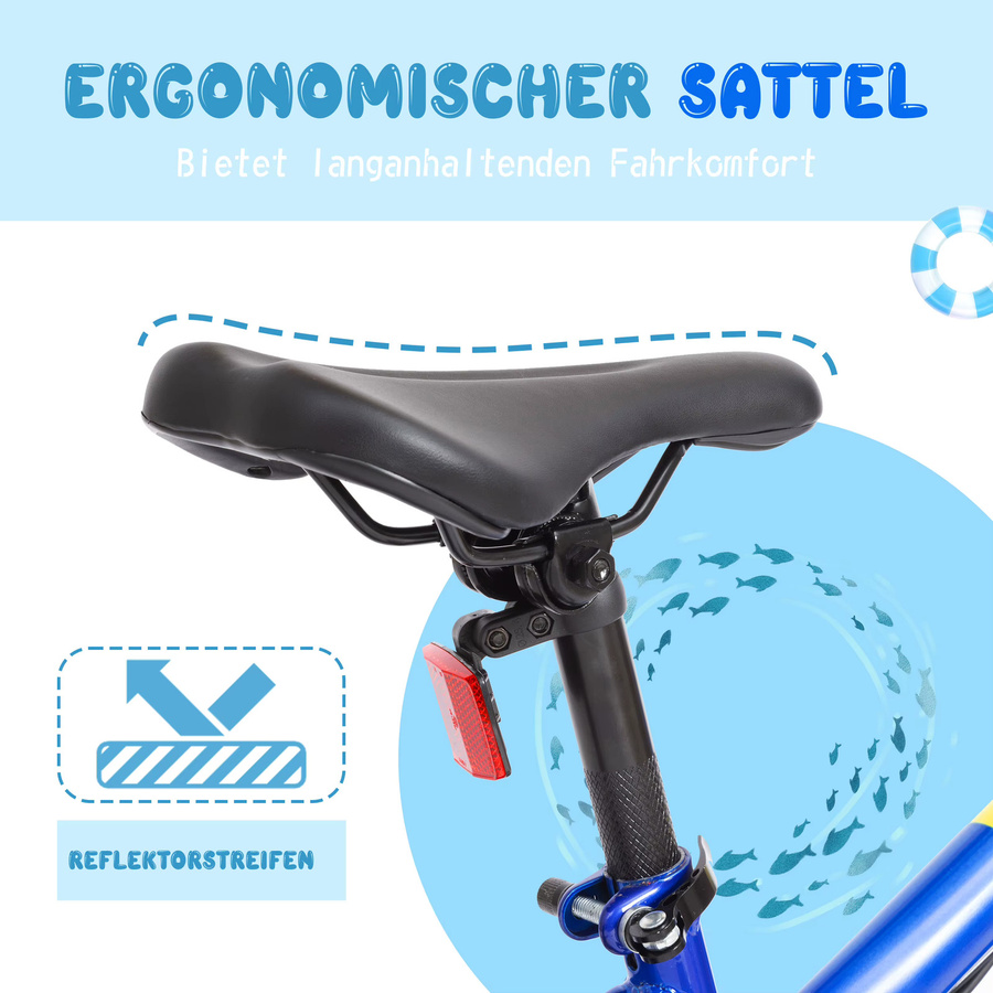 Sinaopus Kinder-MTB-Fahrrad, 20 Zoll, 6-Gang, leichtes Mountainbike - Bild 5