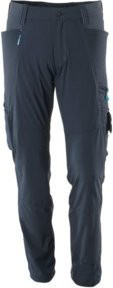 Mascot Stretchhose mit Cordura und Reflexstreifen in Schwarzblau, Größe 82C66 - Bild 1