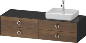 Duravit Waschtischunterschrank White Tulip in White, Breite: 160 cm, Tiefe: 55 cm, Höhe: 40,8 cm - Bild 1