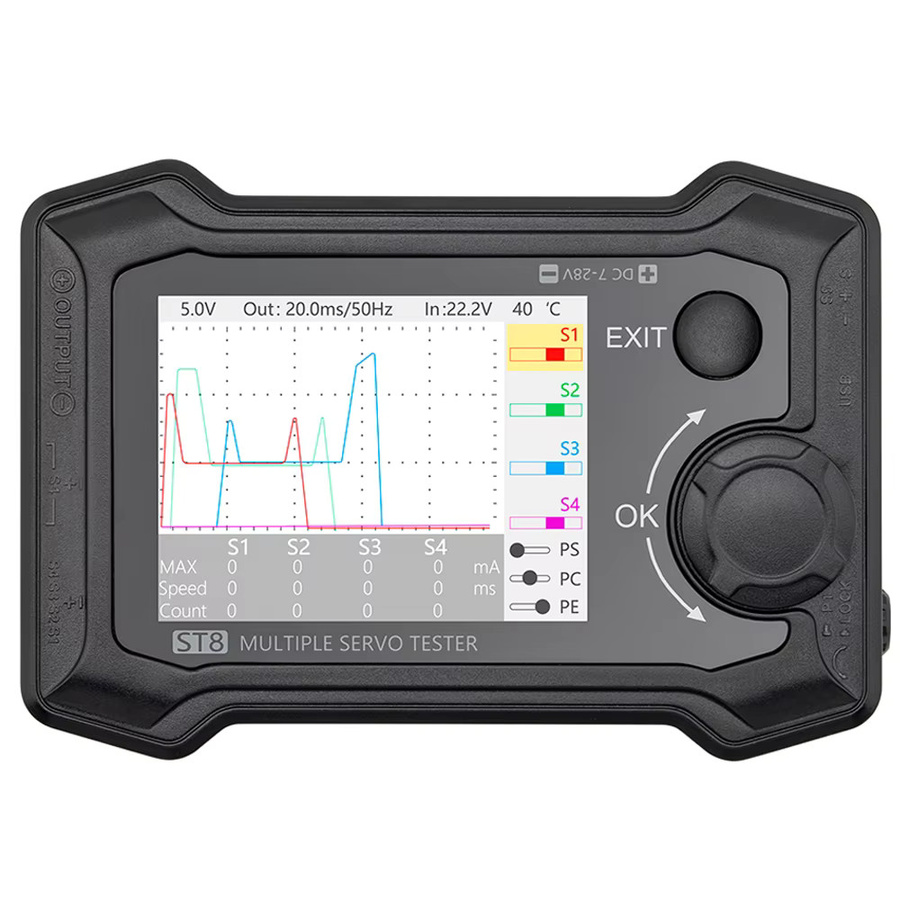 ToolkitRC ST8 Servo Tester, 8-Kanal, 4-Kanal Unabhängige Schnittstelle - Bild 4
