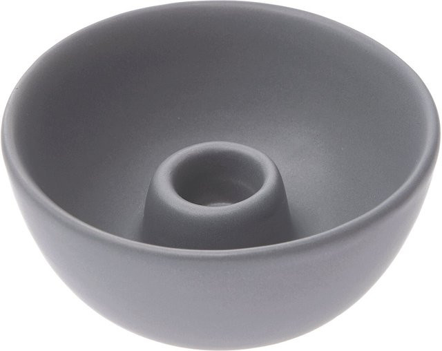 Rico Design Keramik Schale grau B/T/H: 10 x 10 x 5 cm - Bild 1