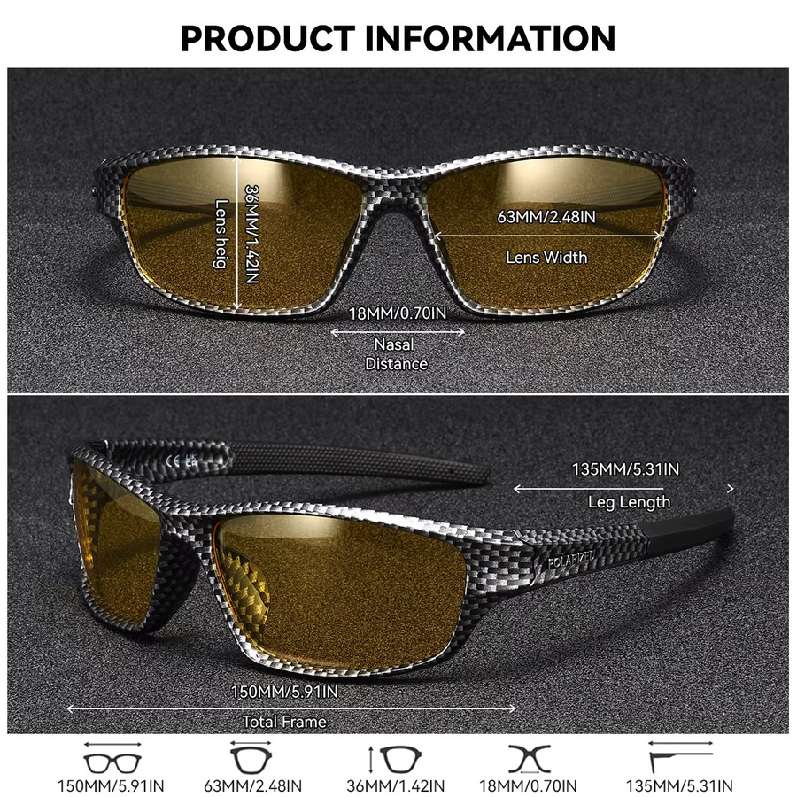BARCUR Sonnenbrille, Vollrand, Kunststoff - Bild 1