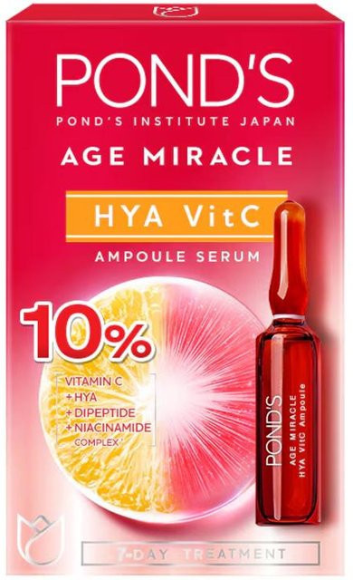 Pond's Age Miracle HYA Vit C Ampullen-Serum-Set, 7 x 1,2 g, mit Hyaluronsäure und Vitamin C - Bild 1
