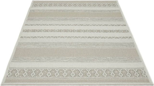 Merinos Teppich Ottowa beige, Flachgewebe, B: 200 cm, L: 280 cm - Bild 1