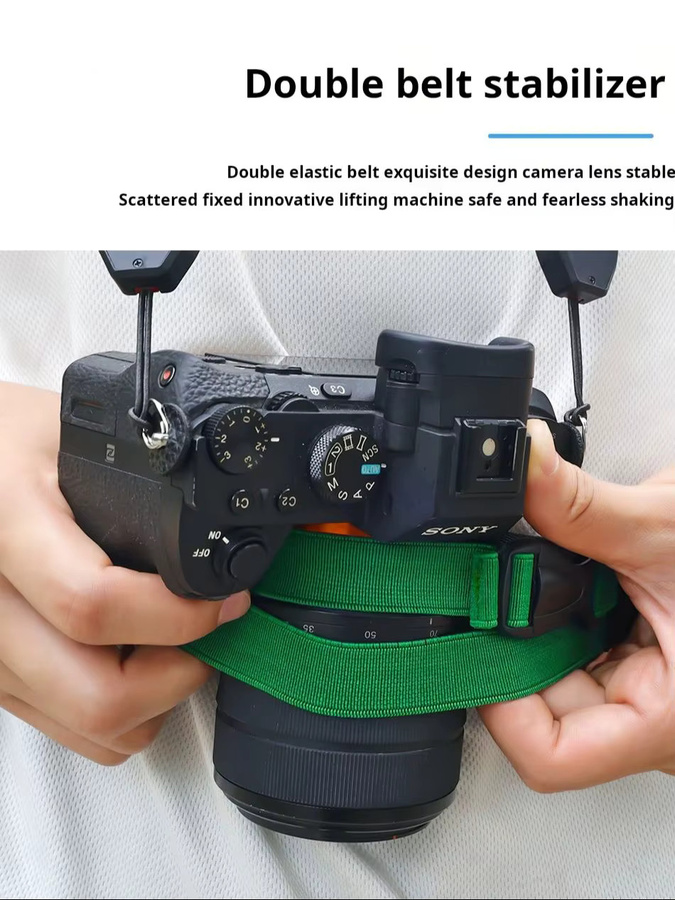 LVSHE Kamerastabilisierungsgürtel für Bergsteigen, Radfahren und Fotografie, kompatibel mit Sony Canon Fujifilm Nikon DSLR-Zubehör - Bild 6