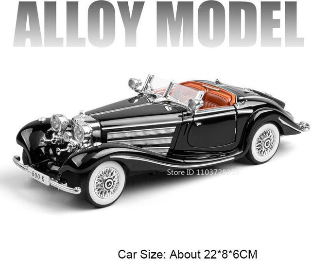 Linyi toy car Shelby Cobra 500K Modell, 1:24, mit Licht und Sound, ab 14 Jahren - Bild 1