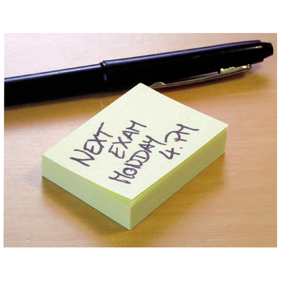 tesa Haftnotizen Office Notes Gelb, 3er Pack, B: 5,0 cm, H: 4,0 cm - Bild 2