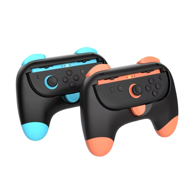 DIXSG 2er Set Controller-Griffe für Switch 2 JoyCon in Multicolor - Bild 2