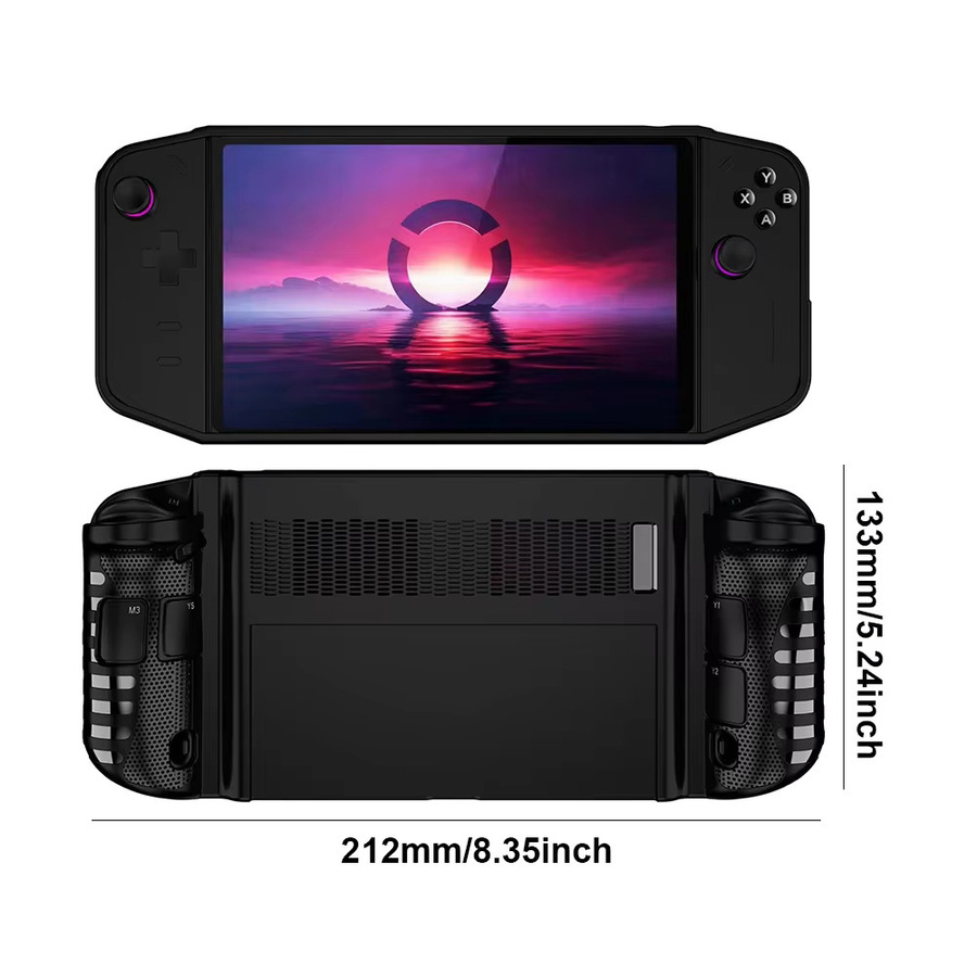 Ultradünne TPU-Schutzhülle mit integriertem Ständer für Lenovo Legion Go in Transparent oder Schwarz - Bild 5