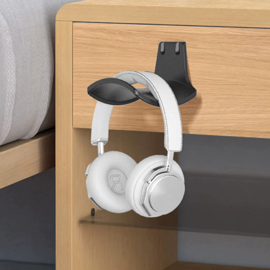 SZKOSTON Universal Kopfhörer Ständer zur Wandmontage als Headset Halter in Schwarz oder Weiß - Bild 4