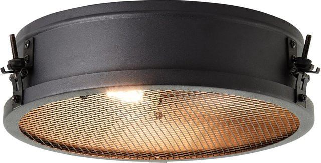 Brilliant Deckenleuchte Zois in Schwarz aus Metall mit E27 Fassung, Durchmesser: 34 cm - Bild 1