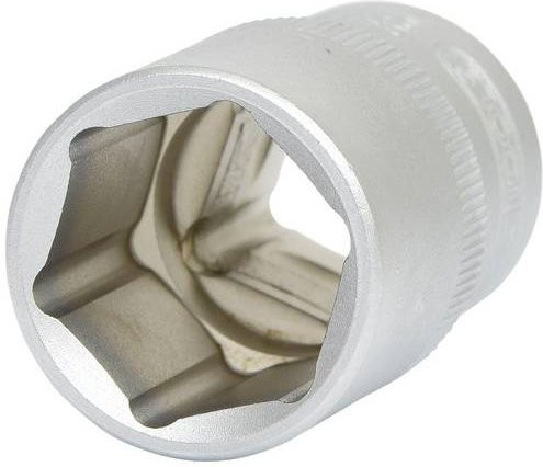 KS Tools 1/2" CLASSIC Sechskant-Stecknuss aus Chrom-Vanadium in Silber, 19 mm - Bild 1