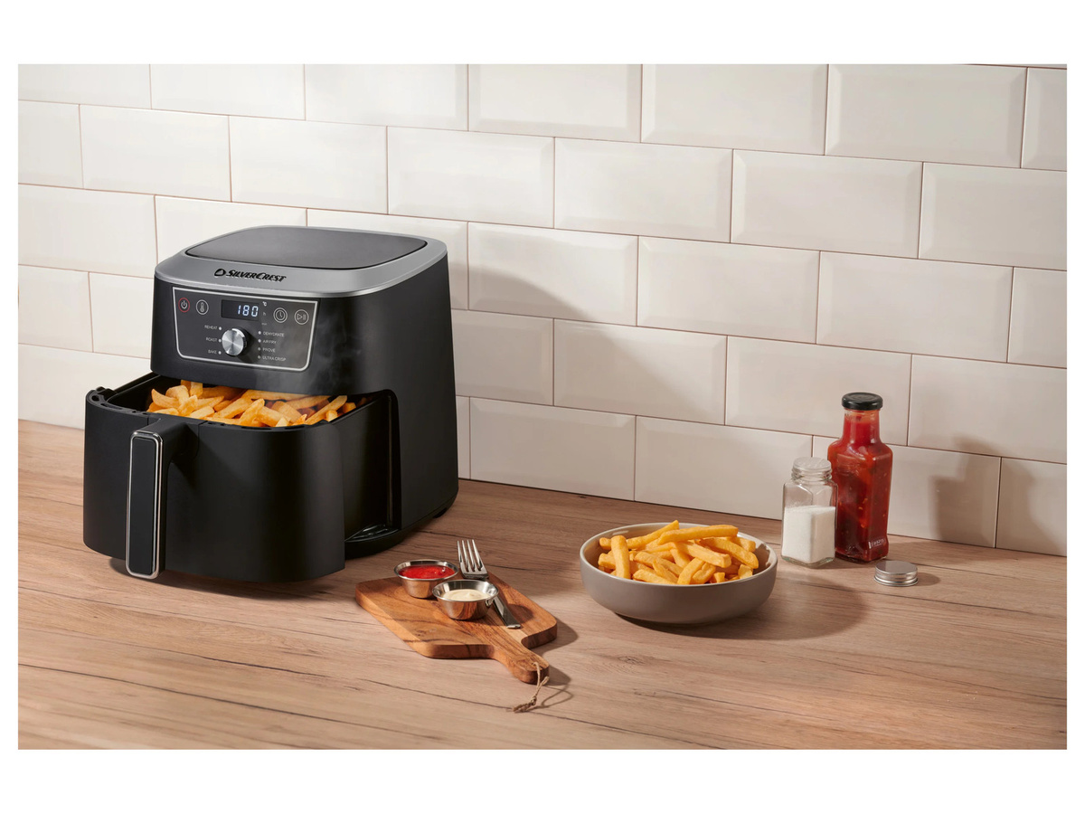 SILVERCREST Heißluftfritteuse SHFD 2150 B2 in Schwarz mit 6,7 l Fassungsvermögen - Bild 2
