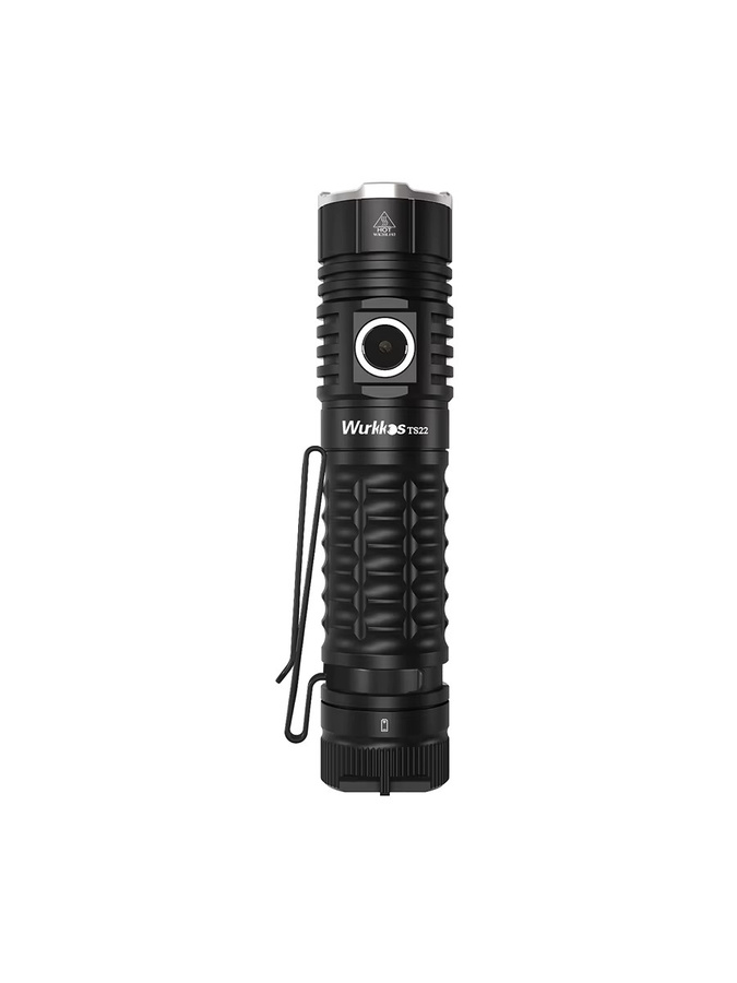 Wurkkos TS22 LED-Taschenlampe mit XHP70D HI, 4500 Lumen, Schwarz, IP68 wasserdicht, wiederaufladbar mit Magnetschwanz und Powerbank-Funktion - Bild 6