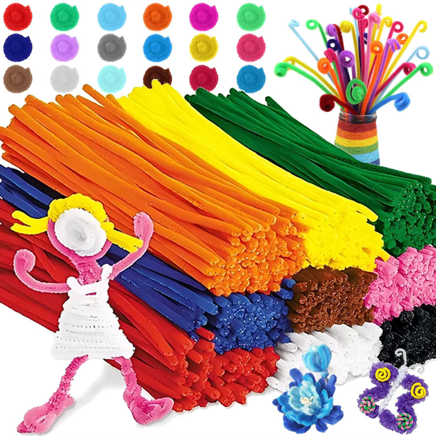 200 Stück mehrfarbige weiche Filzstifte, 30 cm DIY-Materialien für Nähen, Scrapbooking und Kunsthandwerk - Bild 2