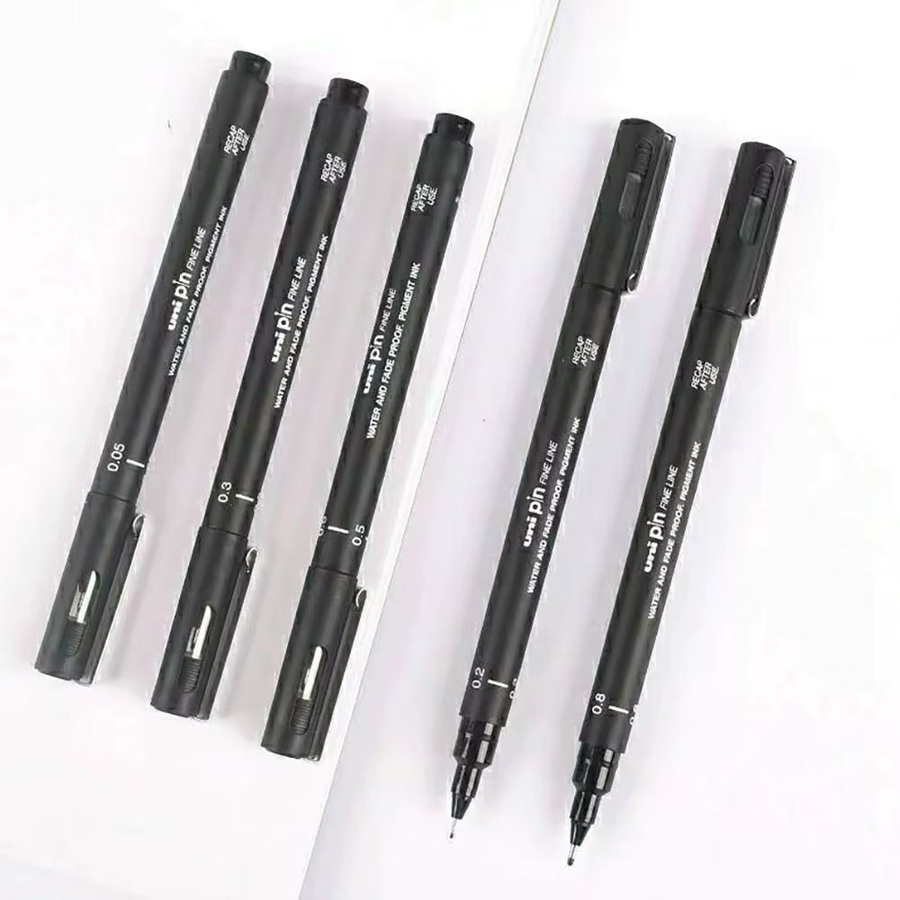 Fineliner Zeichenstift mit schwarzer Tinte für Kunst, Skizzen und Zeichnungen - Bild 3
