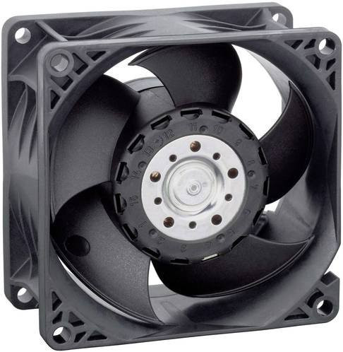 EBM Papst Axiallüfter 8214J/2H3 in Schwarz, 24 V/DC, 190 m³/h, B/T/H: 80 x 80 x 38 mm - Bild 1